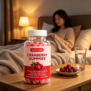 Custom Shape Fruit Flavored Nutraceutical Cranberry Gummies Manufacturer