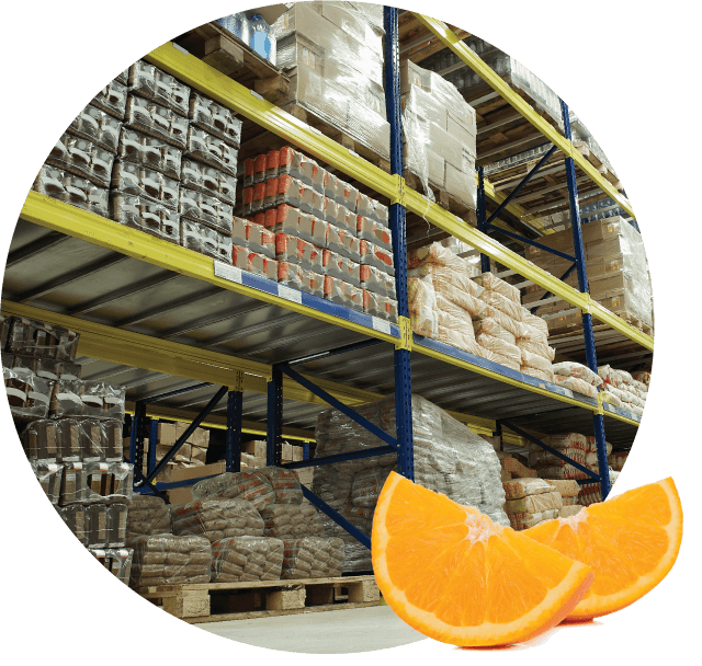 Warehouse logistics and supply chain optimization for food ingredients